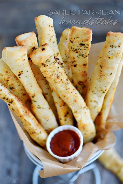 Homemade Garlic Parmesan Breadsticks